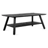 Benoa Berlin 2 Shelf Coffee Table Black 120 cm Produktbild-Vorschau 2