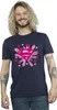 DC Comics - T-Shirt für Herren BI45422 (S) (Marineblau) Produktbild-Vorschau 2