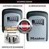 MASTER LOCK 5401EURD, Kov, Čierna, Šedá, Zámok na heslo, 83 Náhľad obrázku produktu 12