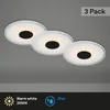 LED Einbauleuchte Einbaulampe Badlampe 3er-Set 6W Ø12cm Produktbild-Vorschau 2