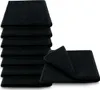 8x ARLI Gästetuch 30 x 50 cm schwarz - 100% Baumwolle ( 8er Produktbild-Vorschau 1