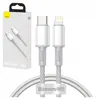 Baseus CATLGD-02 cavo lightning 1 m Bianco Anteprima dell’immagine prodotto 1