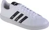 A white Adidas sneaker with black stripes. Náhled obrázku produktu