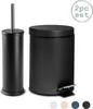 Harbour Housewares 2 Stück 3 Liter Badezimmer Treteimer & Produktbild-Vorschau 1