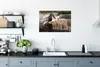 MuchoWow® Poster Füchse - Baumstamm - Natur 60x40 cm - Produktbild-Vorschau 3