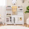 COSTWAY Kinderküche Holz, Spielküche mit Spüle, Wasserhahn, Produktbild-Vorschau 2