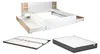 Bett mit Schubladen 160 x 200 cm – Mit 2 Nachttischen und Produktbild-Vorschau 1
