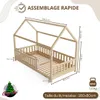 Crazy Pine Lit cabane 80x160 cm - Lit d'enfant en bois Voir les images du produit 3