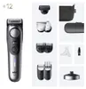 Braun BeardTrimmer 9 BT9560, Bateria, Czarny, Szary Podgląd zdjęcia produktu 4