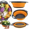 Skládací kuchyňské sítko 24 cm silikonové s držadly Náhled obrázku produktu 8