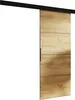 A sliding door with a wood-like finish is shown against a white background. Produktbild-Vorschau