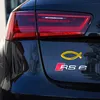 Oblique Unique Fisch Aufkleber Sticker Emblem Christlich Produktbild-Vorschau 3