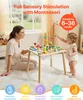 Tavolo attività in legno SucceBuy per bambini, tavolo Anteprima dell’immagine prodotto 2