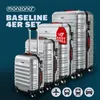 MONZANA® Kofferset 4tlg Hartschalen Koffer S-M-L-XL Produktbild-Vorschau 9