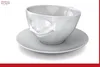 FIFTYEIGHT Kaffeetasse 200ml - Glücklich weiß Produktbild-Vorschau 23