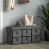 Ławka na buty HOMCOM z 6 schowkami, ławka z siedziskiem, Podgląd zdjęcia produktu 2