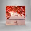 Bilder auf glas - Vulkan See - 70x70cm - Glasbilder - Produktbild-Vorschau 3