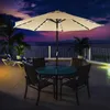 Garten Sonnenschirm 3 m - Solar LED Terrassenschirm - 32 Produktbild-Vorschau 3