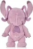 The back view of a pink plush toy with purple accents. Náhľad obrázku produktu
