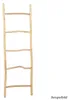 Deko-Leiter KEPALA ca. H150cm Natural Teak Handtuchhalter Produktbild-Vorschau 5