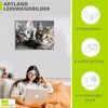 ARTland Leinwandbild Katze Größe: 60x45 cm Produktbild-Vorschau 3