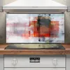 Coloray Küchenrückwand 100x50 Spritzschutz aus Glas - Grau Produktbild-Vorschau 2