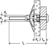 Hohlraumdübel DuoHM 5x55 S TX (4 Stück, mit Produktbild-Vorschau 20