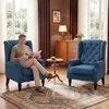 HOMCOM Ohrensessel Gepolstert Sessel mit Tufting, hoher Produktbild-Vorschau 9