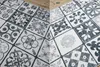 Alfombra de pasillo con refuerzo de goma LOTUS AZULEJO Vista previa de la imagen del producto 3