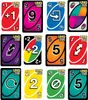 A collage of various UNO Flip! Express cards. Produktbild-Vorschau