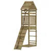vidaXL Spielturm mit Kletterwand Imprägniertes Kiefernholz Produktbild-Vorschau 3