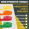 Resistance Bands Set,Fitnessbänder Widerstandsbänder 4er Produktbild-Vorschau 2