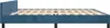 vidaXL Bettgestell ohne Matratze Dunkelblau 200x200 cm Samt Produktbild-Vorschau 5