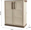 Szafka Pvc Domowa Beżowa 70X39X85.5Cm Podgląd zdjęcia produktu 4