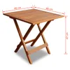 vidaXL Tavolo da bistrot 46x46x47 cm in legno massiccio di Anteprima dell’immagine prodotto 13