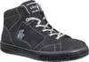 A studio shot of a black high-top work boot. Náhled obrázku produktu