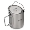 Lixada Ultralight 750 ml – tytanowy kubek z pokrywką i Podgląd zdjęcia produktu 10