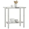 Piano di lavoro della cucina 82,5x55x85 cm in acciaio inox Anteprima dell’immagine prodotto 4