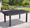 Gartentisch Anthrazit 140x90x72cm Produktbild-Vorschau