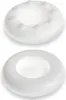 Two white ring-shaped objects, one with small bumps around the inner edge, are shown against a white background. Produktbild-Vorschau
