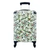 MuchoWow® Koffer Handgepäck Trolley Rollkoffer Kleine Produktbild-Vorschau 1