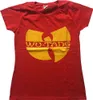 Wu-Tang Clan Logo Red M Damen T-Shirt Produktbild-Vorschau 2
