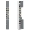 COSTWAY Mobile da bagno, mobile alto, mobile da bagno con 2 Anteprima dell’immagine prodotto 1
