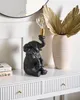 BELIANI Stolní lampa černá polyresin zvířecí motiv tvar Náhled obrázku produktu 4