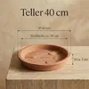 Dessous-de-plat en terre cuite résistant au gel – Ø 40 cm – Voir les images du produit 2