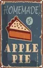 vianmo Blechschild 30x20 cm Kuchen Homemade Apple Pie Produktbild-Vorschau 1