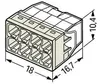 Morsetto per scatola di derivazione Wago COMPACT a 8 poli Anteprima dell’immagine prodotto 2