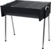 Progarden Tragbarer Holzkohlegrill schwarz Stahl 33x48x46 Produktbild-Vorschau 1