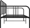 vidaXL Rám rozkladacej pohovky čierny kovový 90x200 cm Náhľad obrázku produktu 3