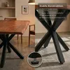 Esstisch 300 x 110 cm Cali, Baumkantentisch nussbaumfarben, Produktbild-Vorschau 5